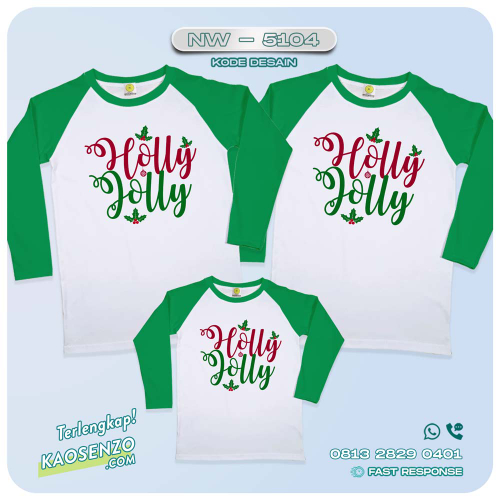 Baju Kaos Couple Keluarga Natal | Kaos Family Custom Christmas | Kaos Natal NW 5104