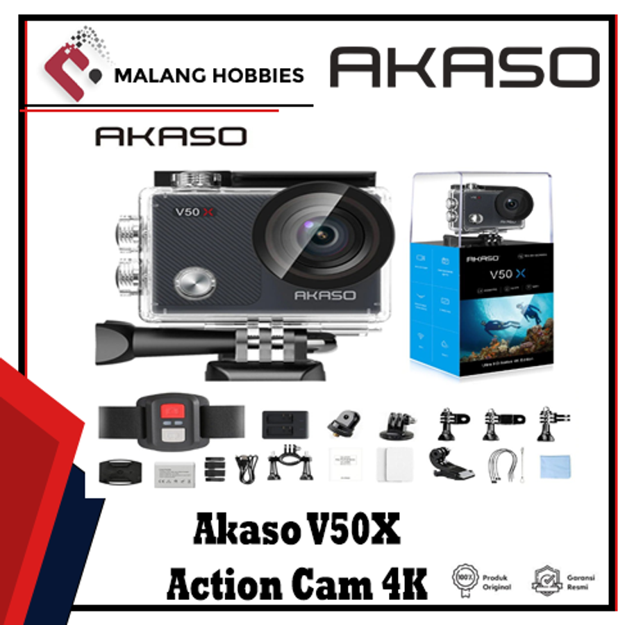 Akaso V50 X V50X Action Cam 4K 30 FPS Waterproof