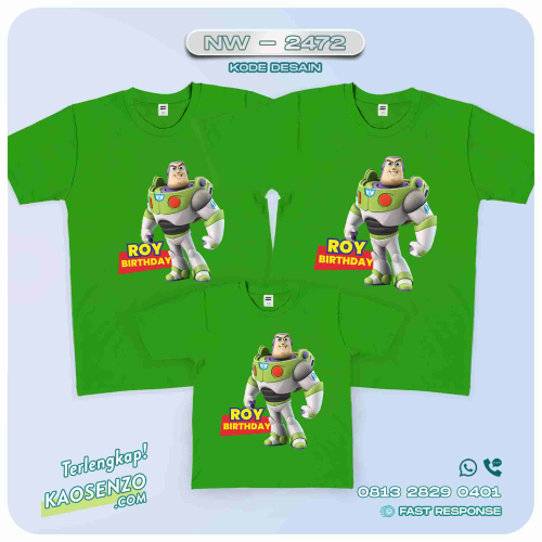 Baju Kaos Couple Keluarga Toy Story | Kaos Family Custom | Kaos Toy Story - NW 2472