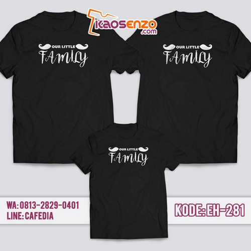 Baju Kaos Couple Keluarga Little Family | Kaos Family Custom Little Family - EH 281