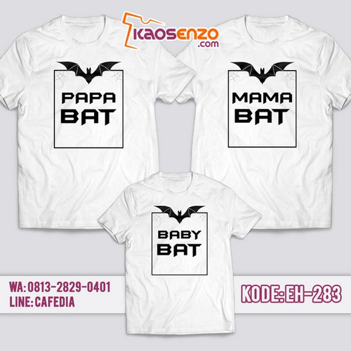 Baju Kaos Couple Keluarga Batman | Kaos Family Custom Batman - EH 283