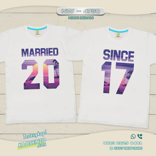 Baju Kaos Couple Pasangan | Kaos Family Custom Suami Istri | Kaos Couple Pasangan - NW 4750
