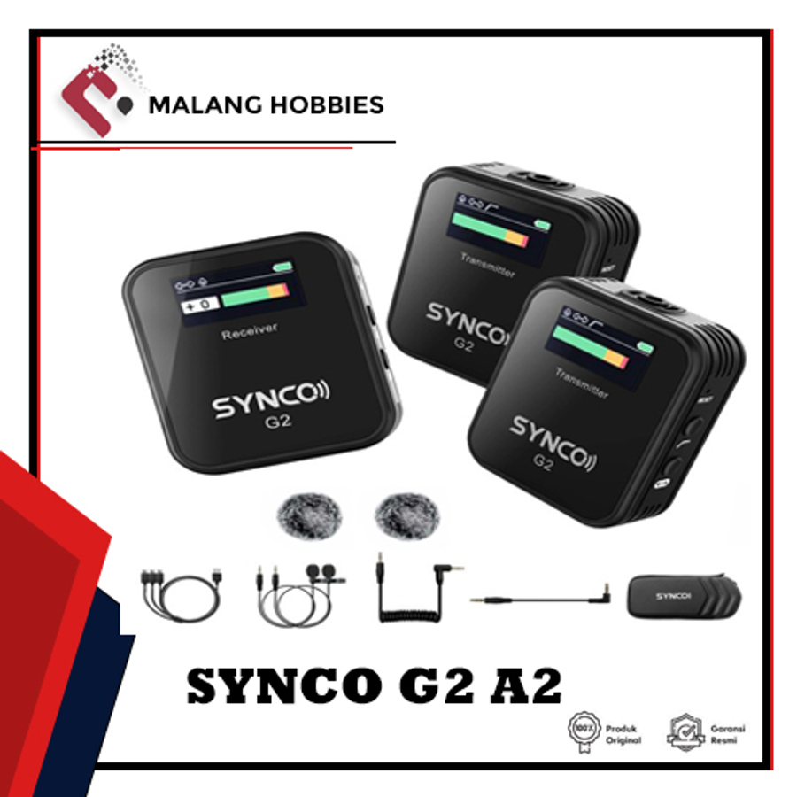 Synco G2 (A2) Wireless Mic - 2 Transmitter | SYNCO G2(A2) TX + TX + RX ...