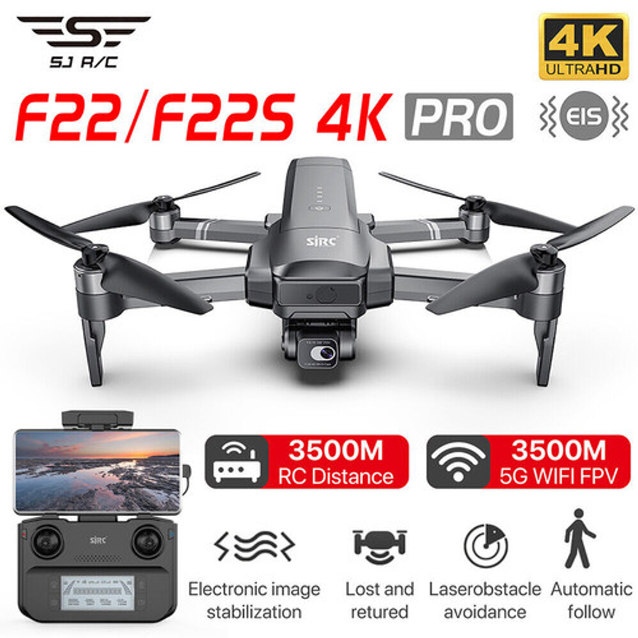 SJRC F22S Pro GPS Drone 2-Axis Gimbal 4K | SJRC F22 S 4k Pro