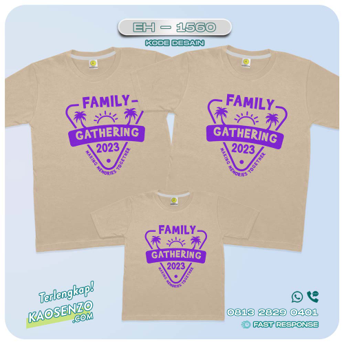 Baju Kaos Couple Keluarga Traveling | Kaos Couple Family Gathering | Kaos Liburan Keluarga | Kaos Traveling - EH 1560